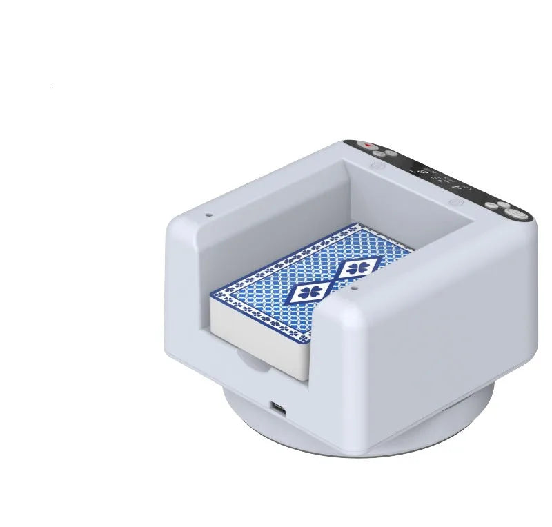 Third generation automatic card dealing device poker machine with plastic construction
