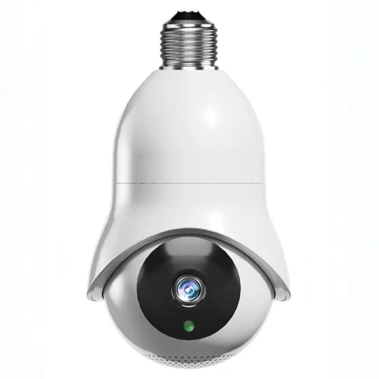 Dual band outdoor night vision light bulb camera with 5G wireless and high-definition monitoring