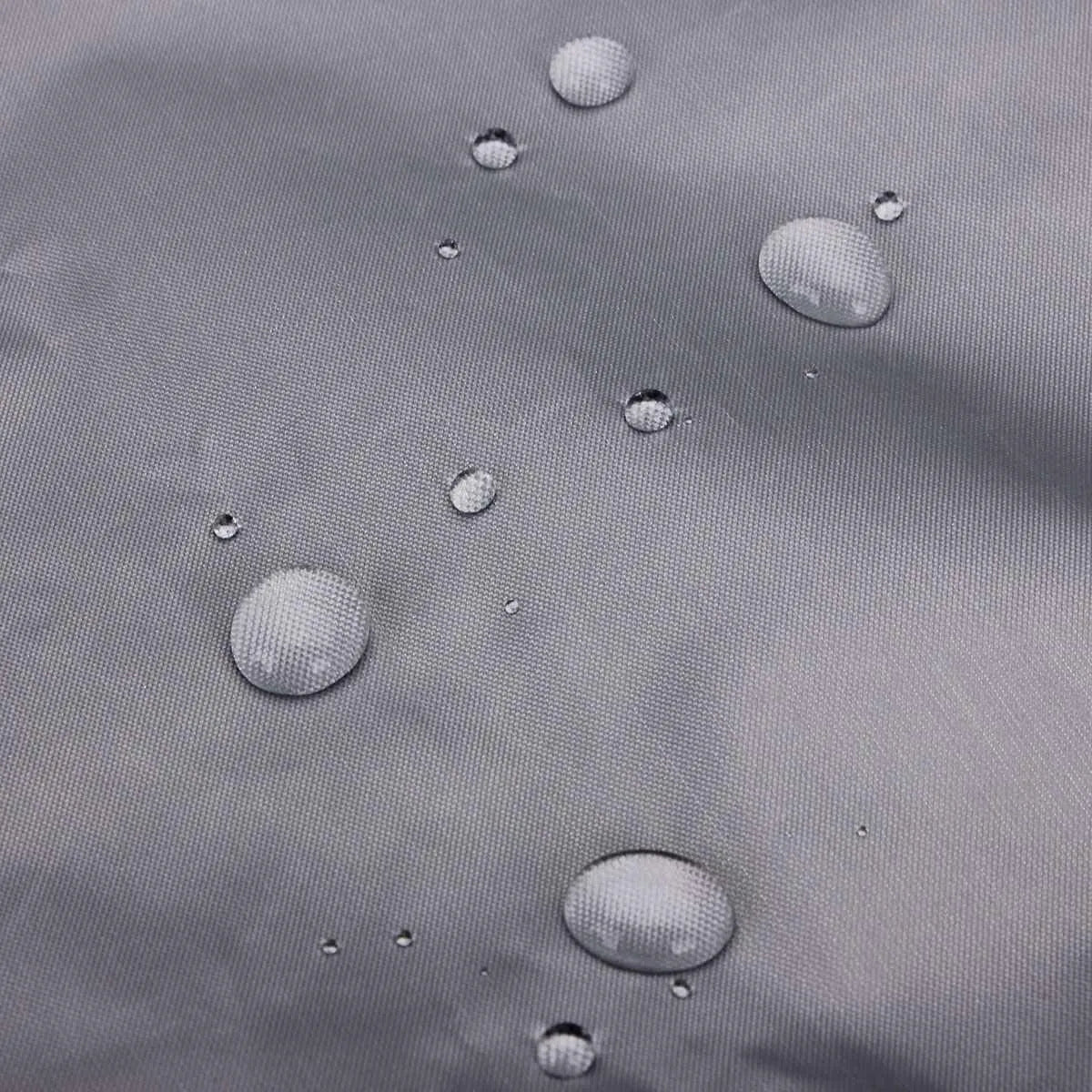 Car windshield frost cover in black/silver, 169x238cm, fitted over windscreen with edges tucked inside car doors