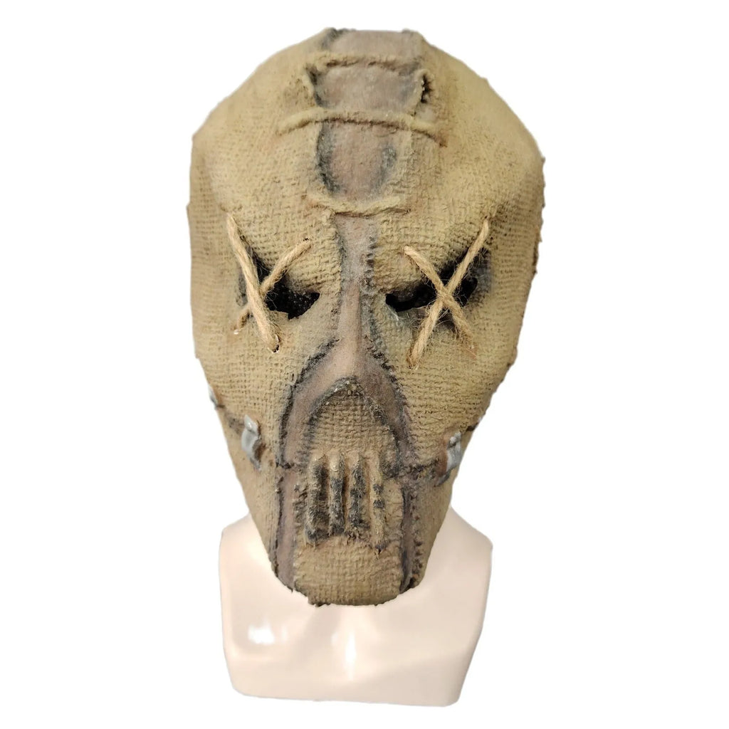Latex scar skull Halloween mask, a full head cover measuring 31cm tall
