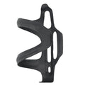 Black all-carbon fibre bicycle water bottle cage for road and mountain bikes