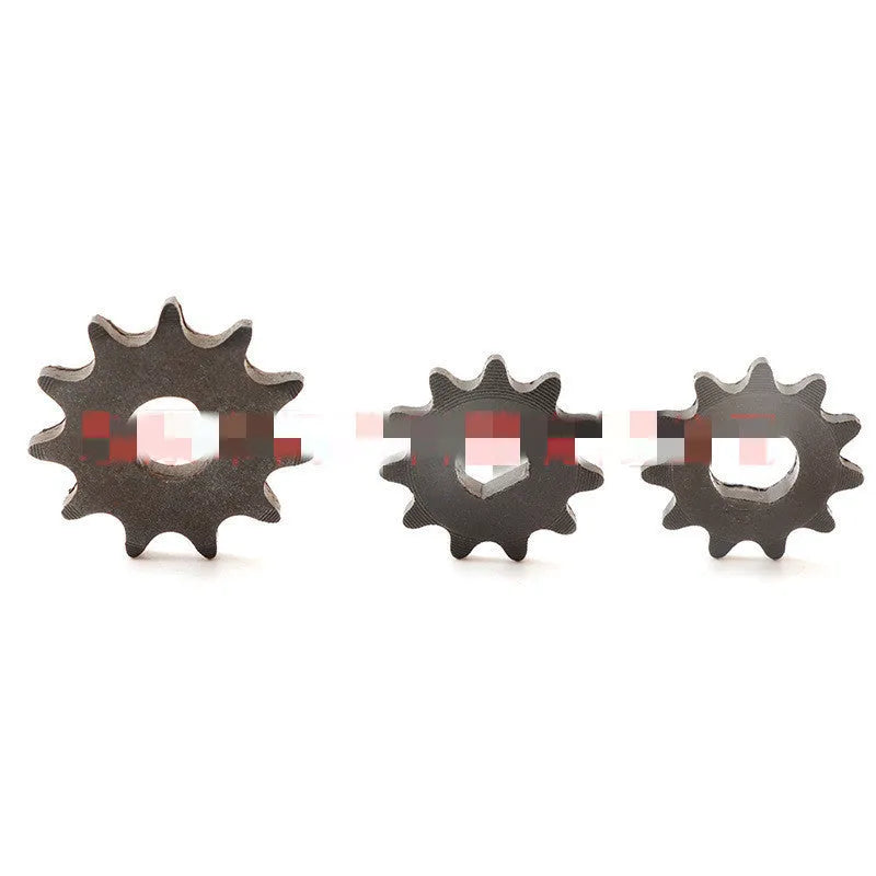 Cast iron motorcycle reduction gear with 11 teeth for 25hT8F chain applications