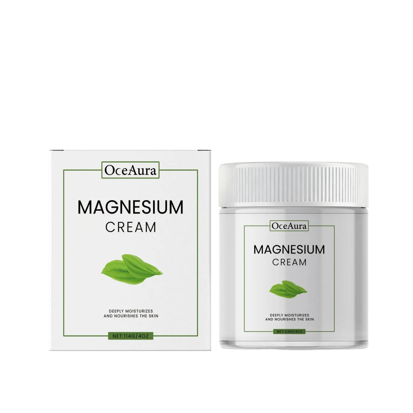 Body magnesium cream 114g with coconut oil and shea butter for soothing and moisturising
