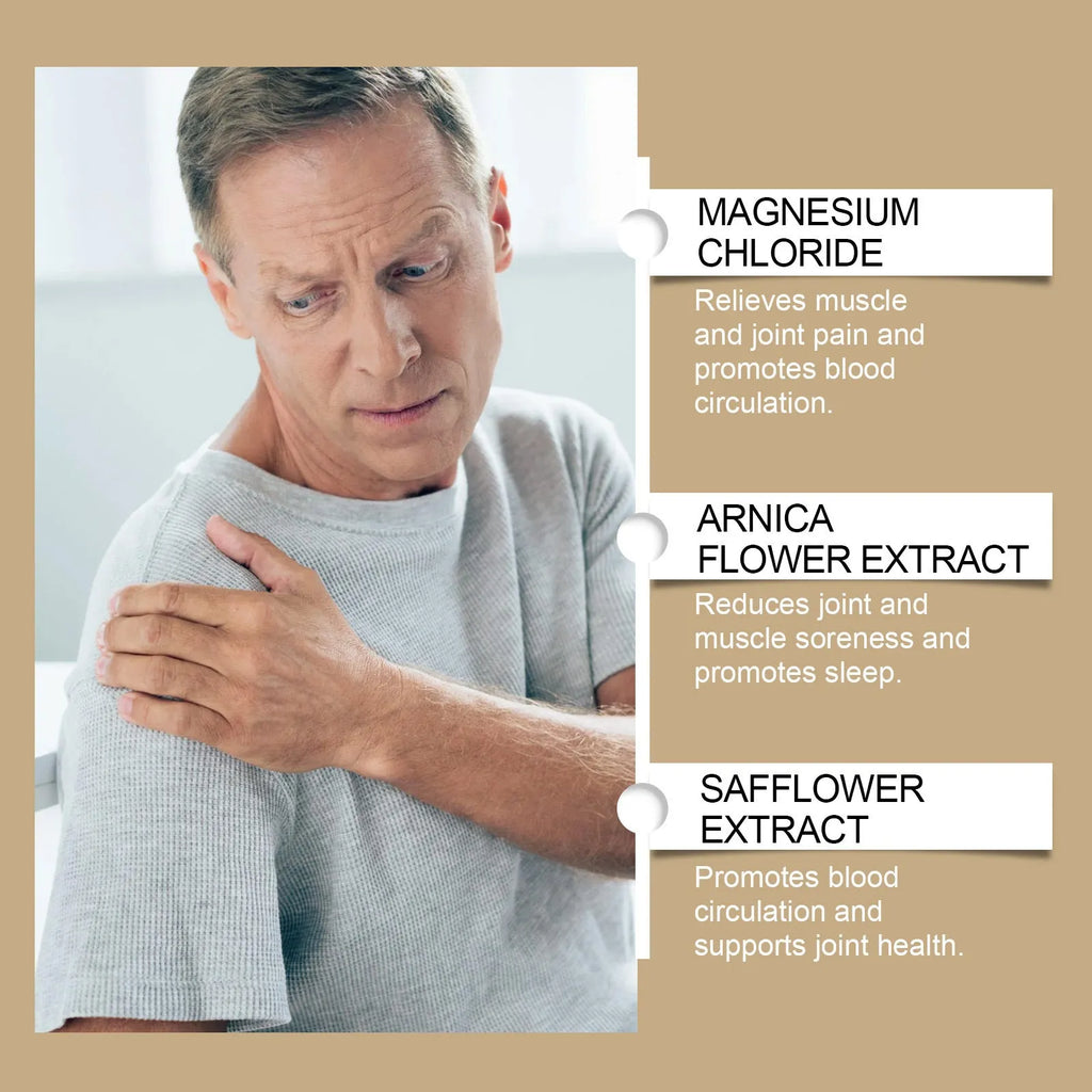 114g tube of magnesium cream for post-exercise muscle recovery with glycerin and allantoin
