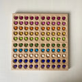 Montessori wooden hundred board with number tiles for children aged 3-6 years