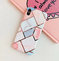 Soft silicone gel protective shell case for iPhone models 6 through 11 Pro Max in Style C.