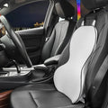 Memory cotton car cushion in solid colour on car seat for back support