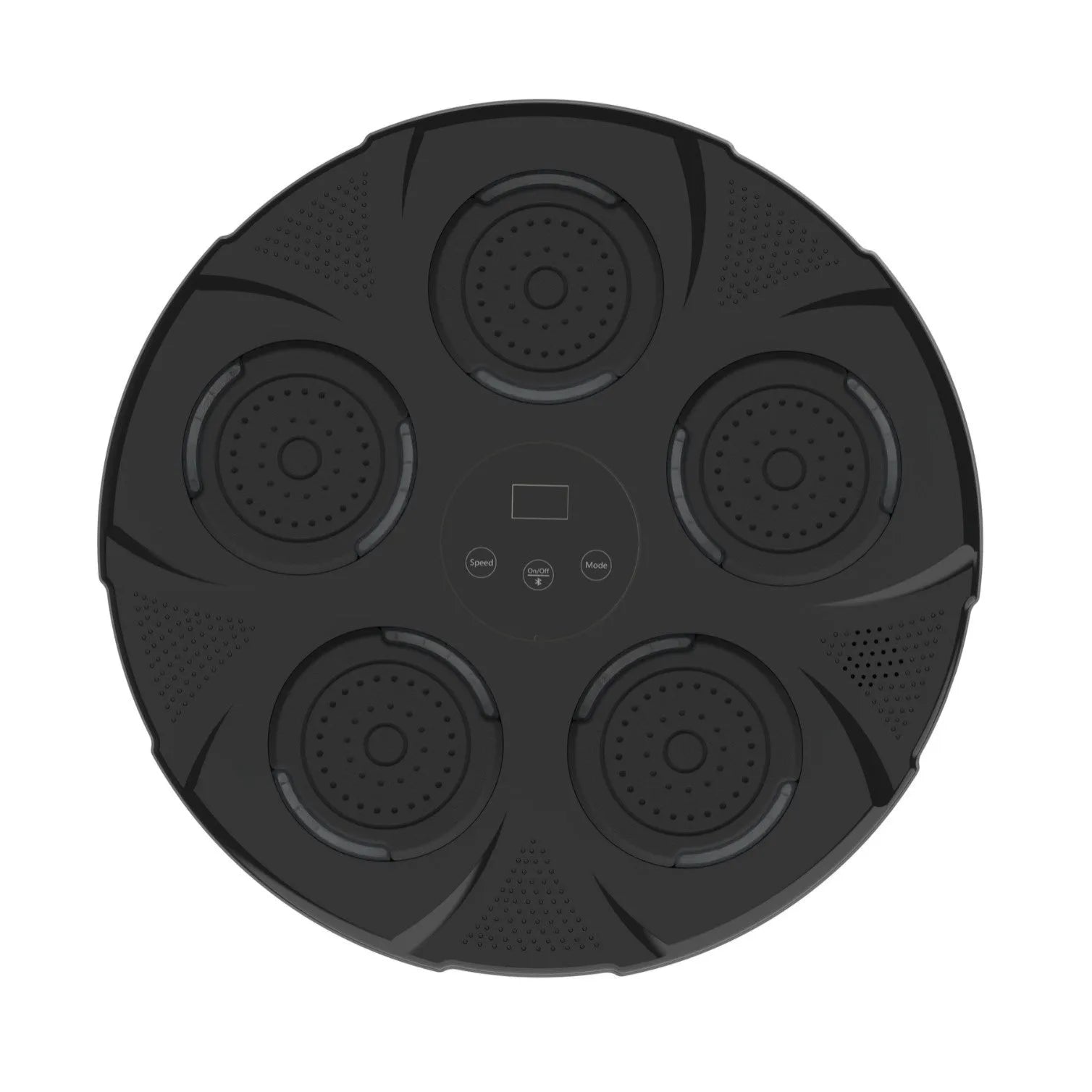 Wall-mounted smart boxing trainer sandbag on a solid wall, showing strike target surface.