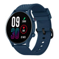 Smartwatch with Bluetooth fitness mode heart rate monitoring in black, also available in blue and pink