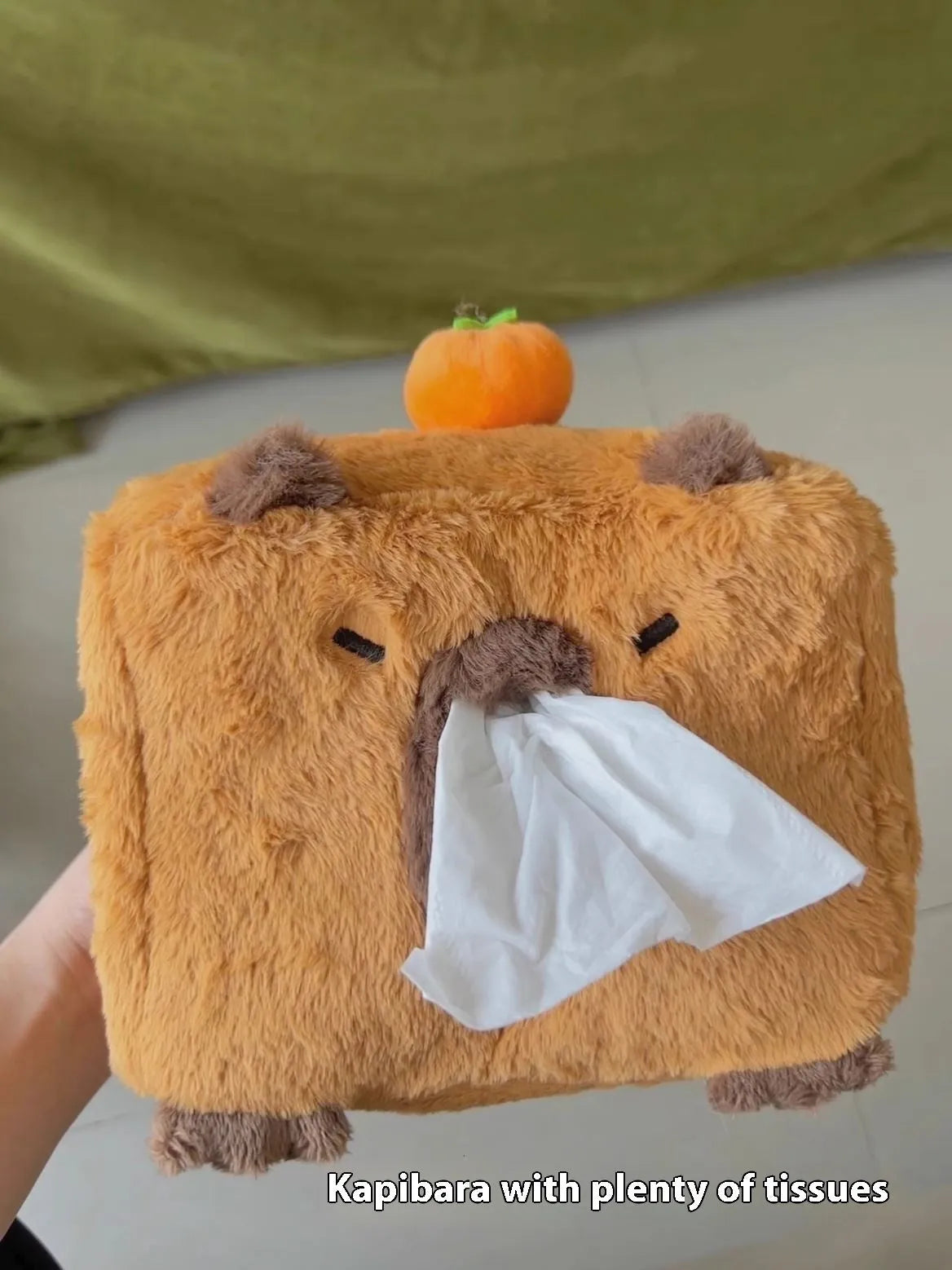 Capabala cute capybara earphone case for AirPods with Bodhi material and hanging accessory