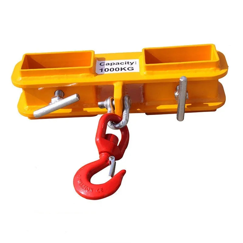 MK forklift hook with rotatable mechanism and safety locking device for 25T capacity material handling