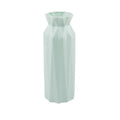 Drop-resistant plastic melamine vase in green, grey, pink, or white colours with 7.2cm base diameter