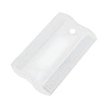 Double-sided plastic flea comb for pets with dense teeth measuring 0.85cm by 5cm