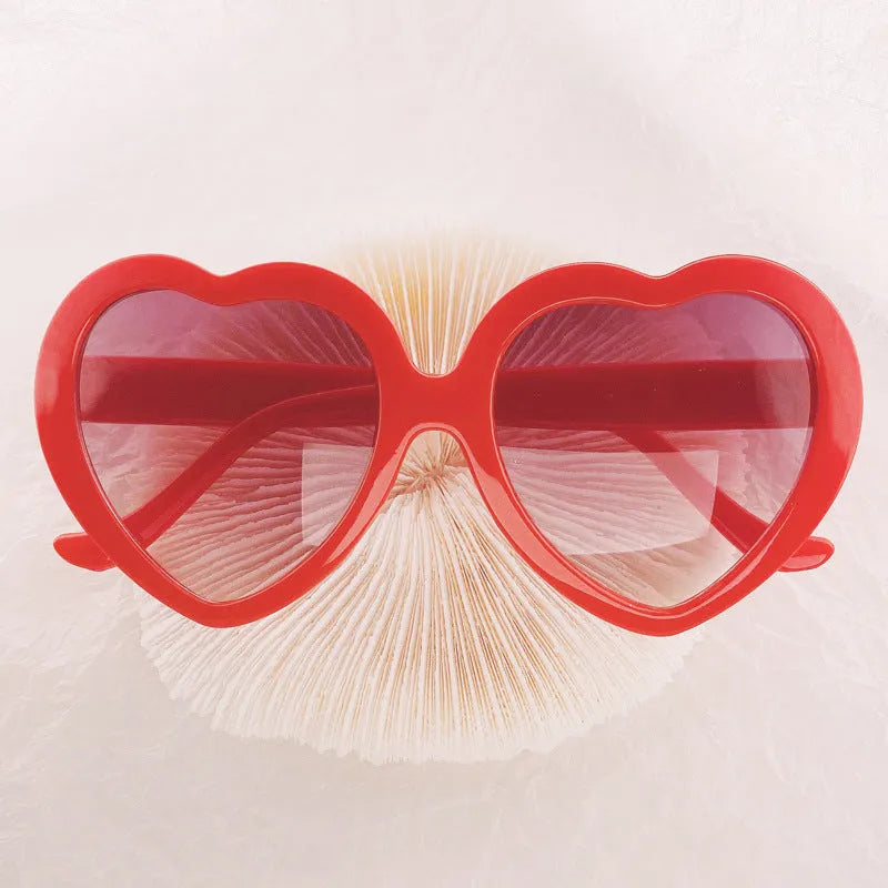 SUNFLOWER childrens plastic love-style sunglasses in multiple frame colours for kids birthday gift