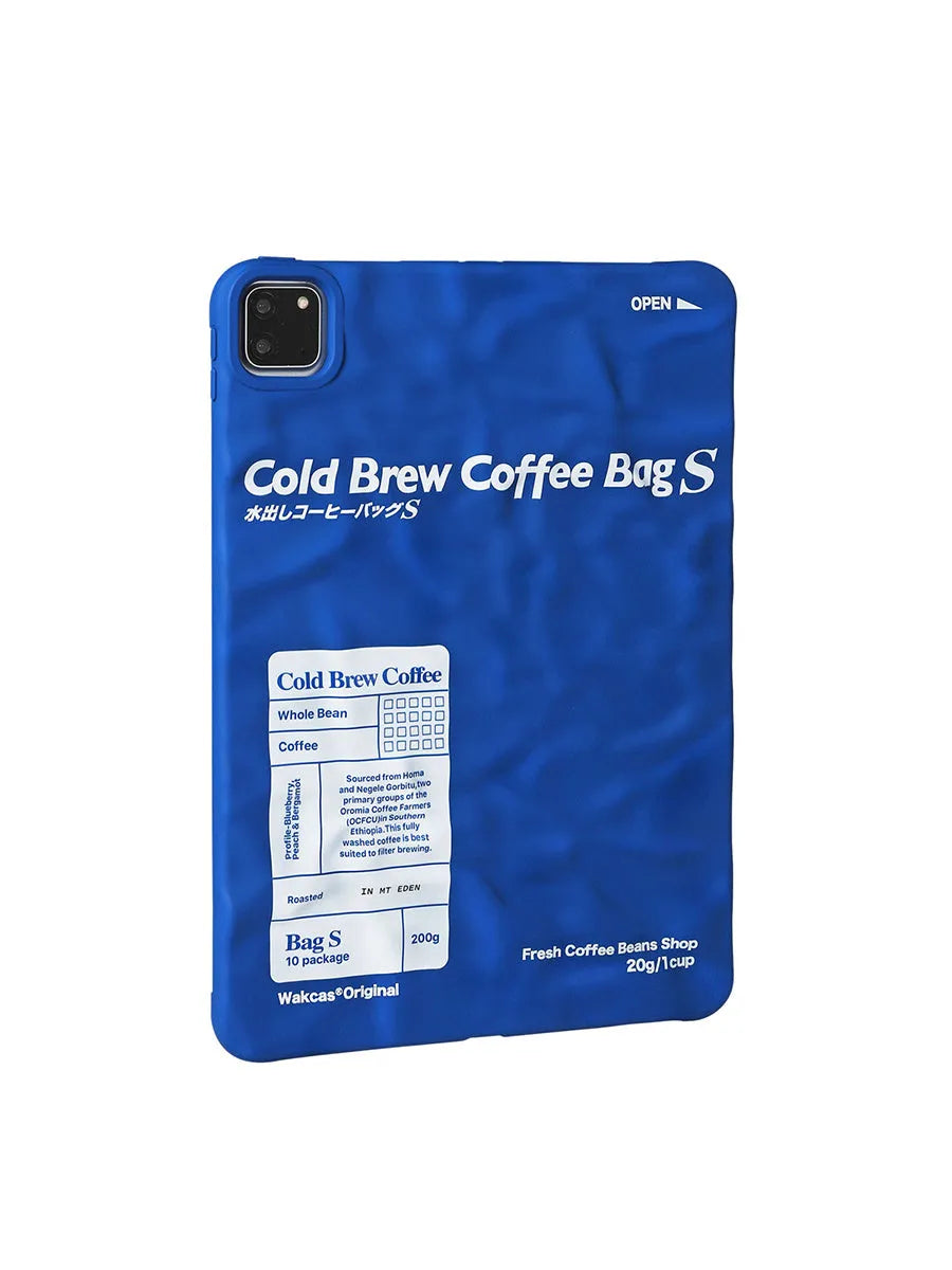 Flat soft blue TPU protective shell for iPad with multiple size options including 11 inch and 7.9 inch