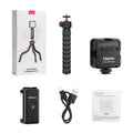 Aluminium tripod kit with extendable legs and mobile phone holder for photography and vlogging