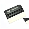Car colour change film scraper tool with deerskin or wool pad for vinyl wrap application