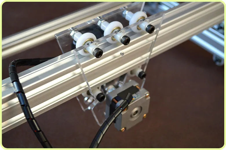Miniature laser engraving machine with 400x300mm metal bottom plate for desktop marking work