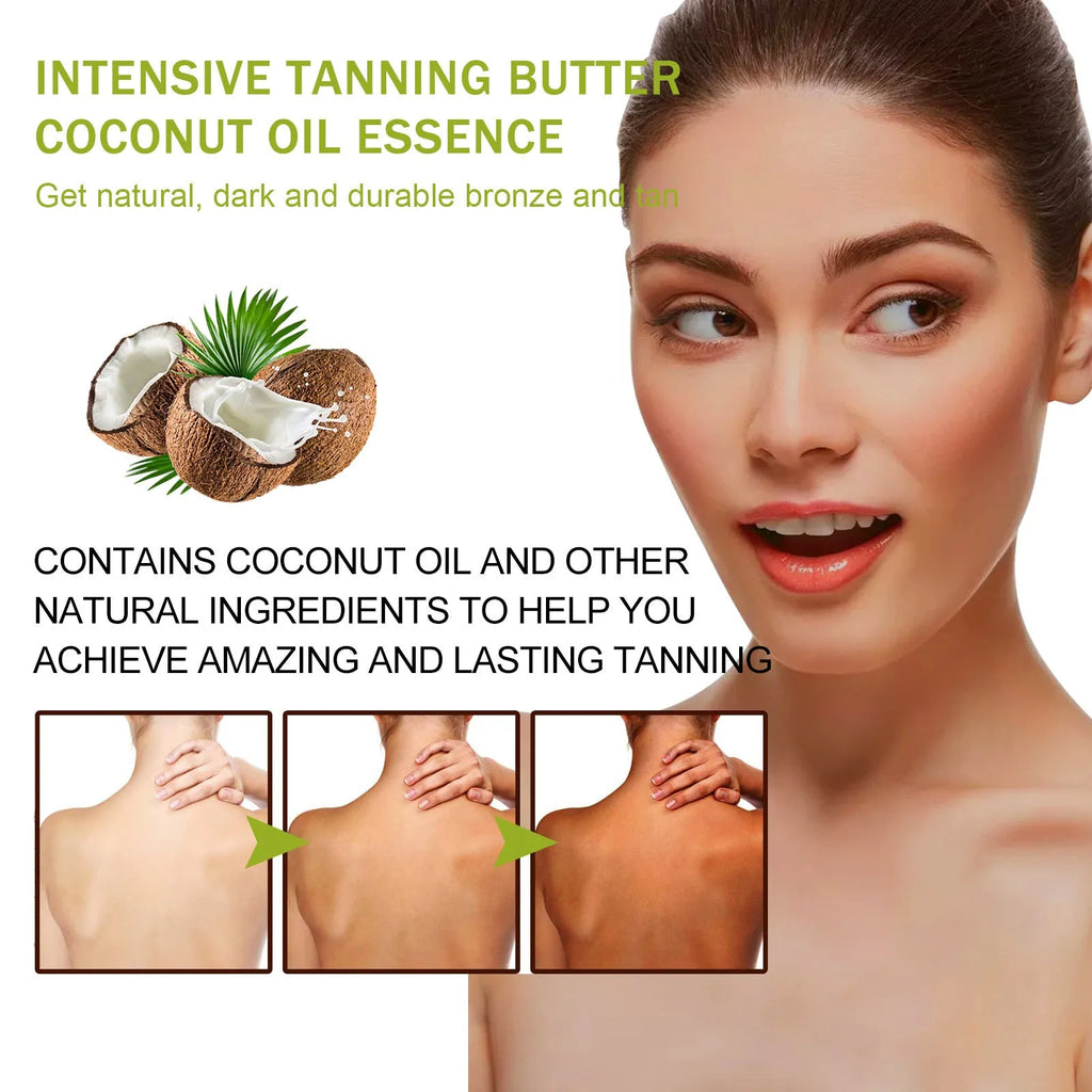 Coconut Help Black Frost skin cream jar, 100g net content, for outdoor colour enhancement.