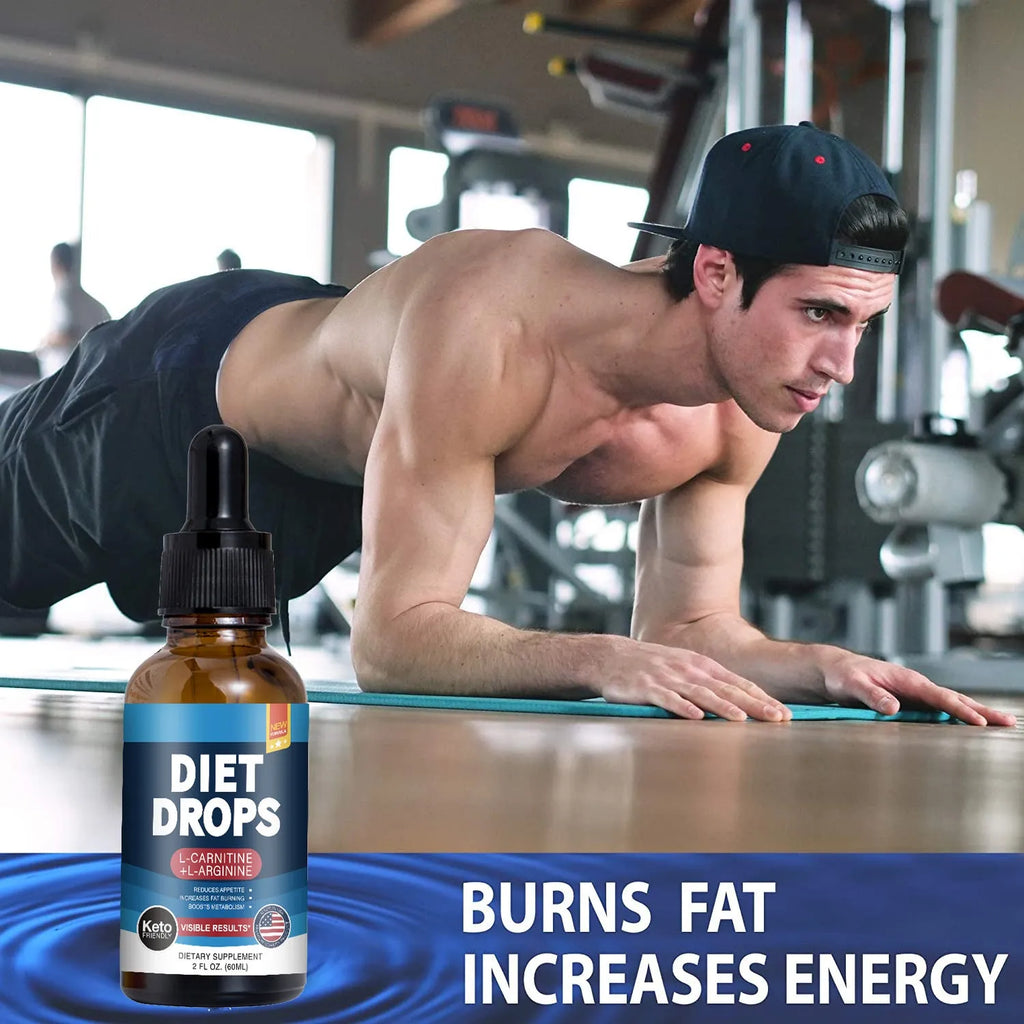 60ml ketone drops bottle supplement for ketogenic diet support
