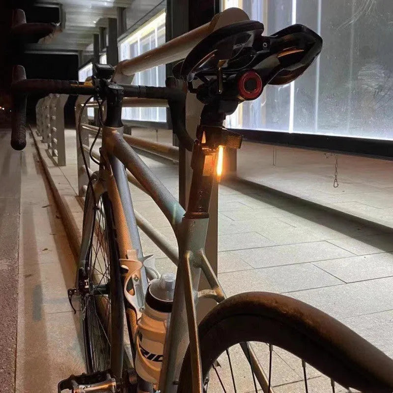 USB charging waterproof bicycle taillight modification kit in multiple colour options