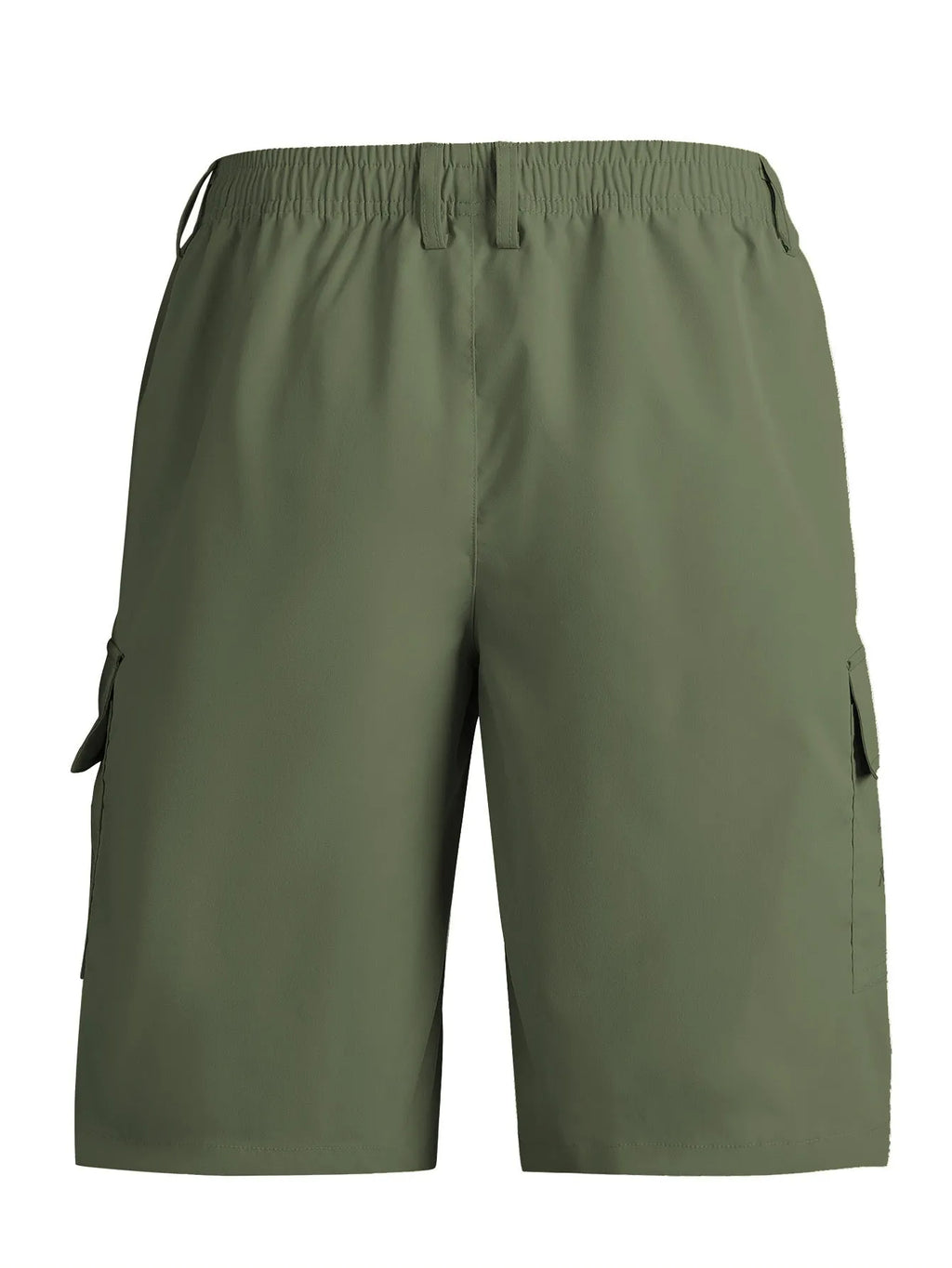 Men's straight-leg sports shorts in micro-elastic polyester fabric showing four colour options