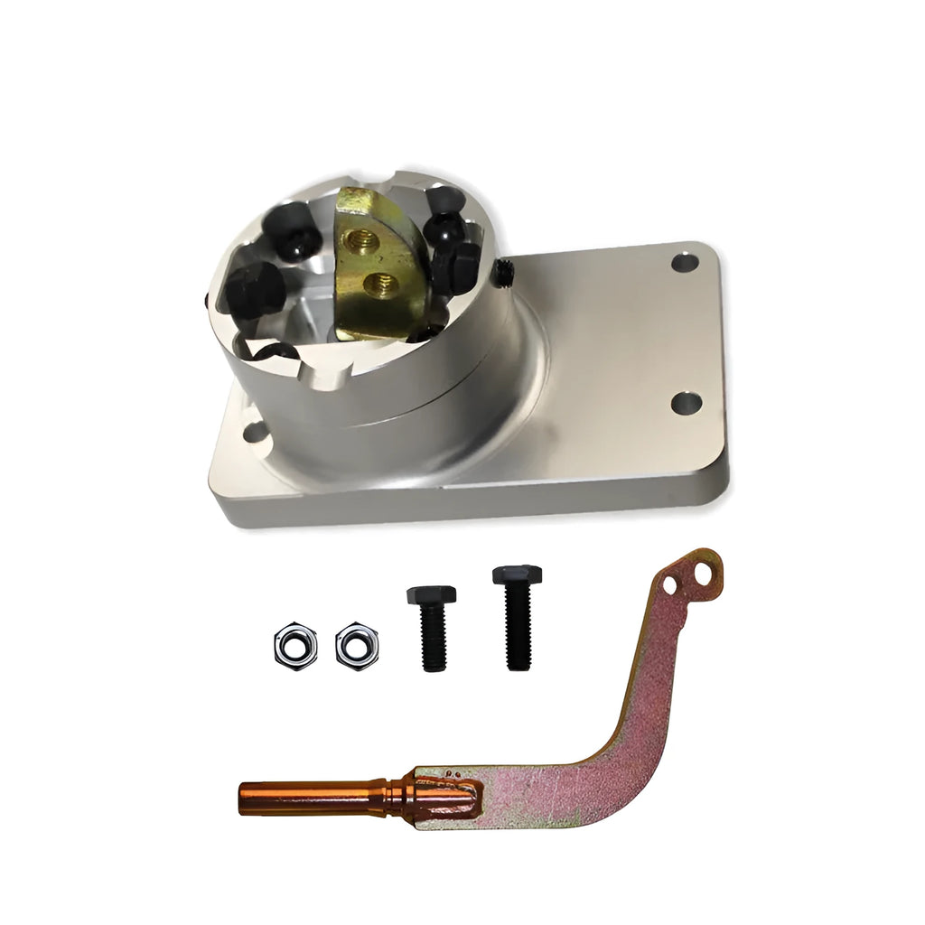 Silver aluminium alloy quick short rod shift lever for Horton vehicles