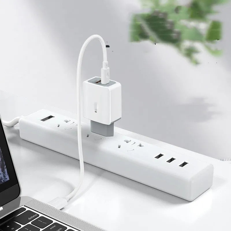 White European standard fast charge charger set with USB interface and fireproof ABS PC construction