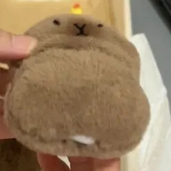 Capabala cute capybara earphone case for AirPods with Bodhi material and hanging accessory