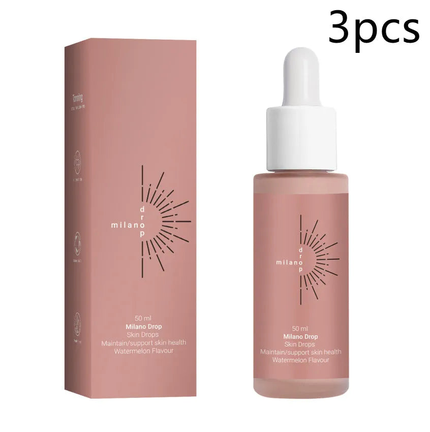 Self tanning serum 50ml dark bronzer for face and body, Milian colour box version