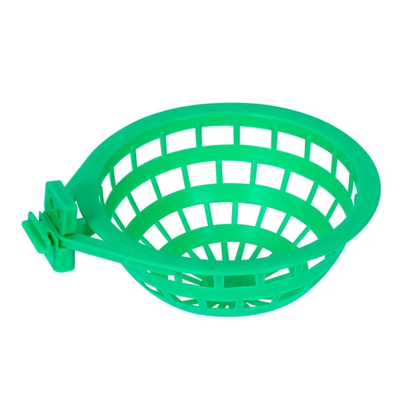 Plastic bird nest in green large style with splittable design for easy cleaning, suitable for pet birds