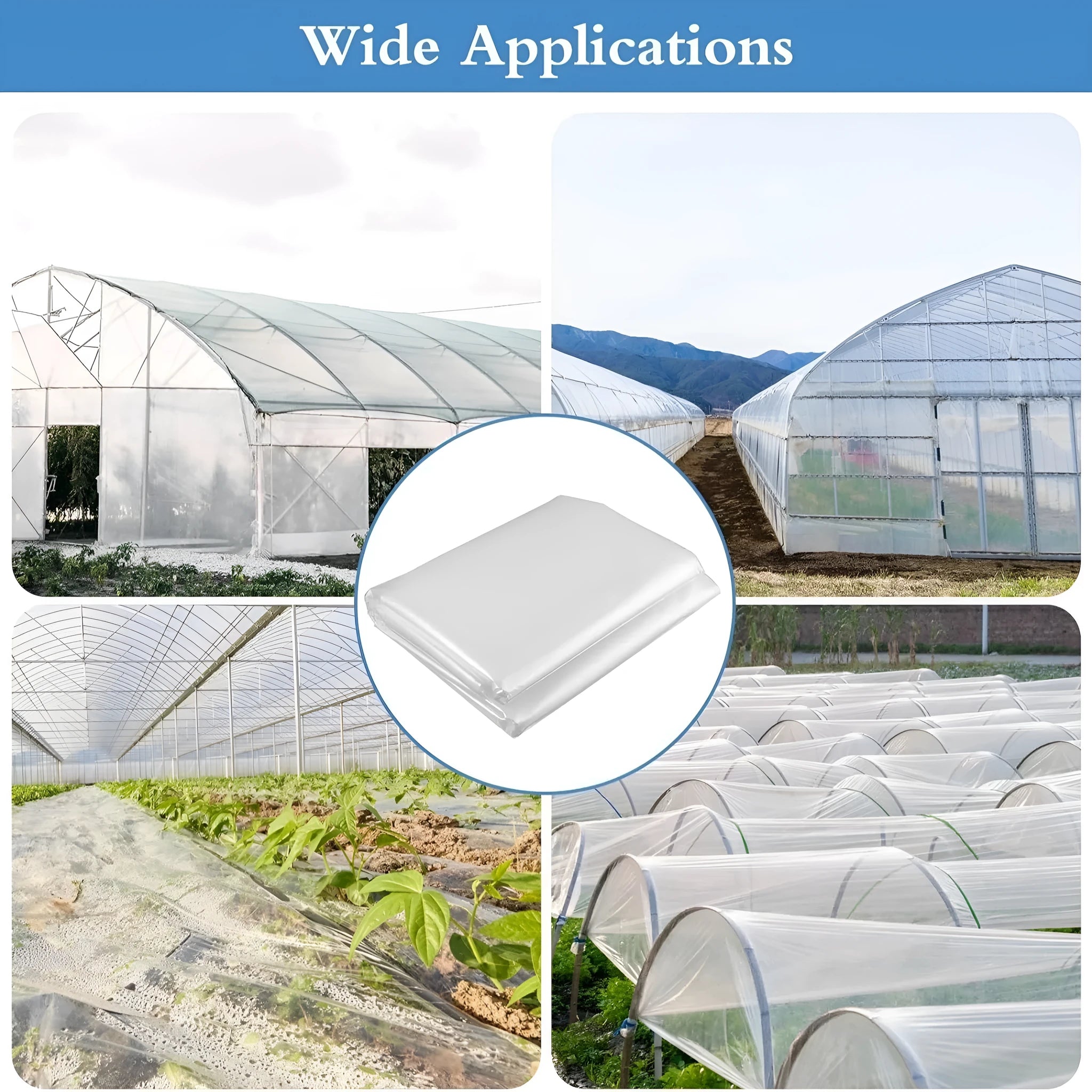 Roll of plastic greenhouse insulation film for vegetable shed cold protection