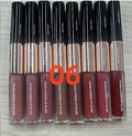 C-L021 double-head non-stick cup lip gloss tube showing two applicator tips and available in eight colours.