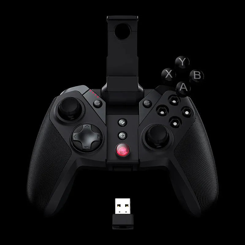 Black Gaishi chicken game controller with type-C connection and ABS plastic construction