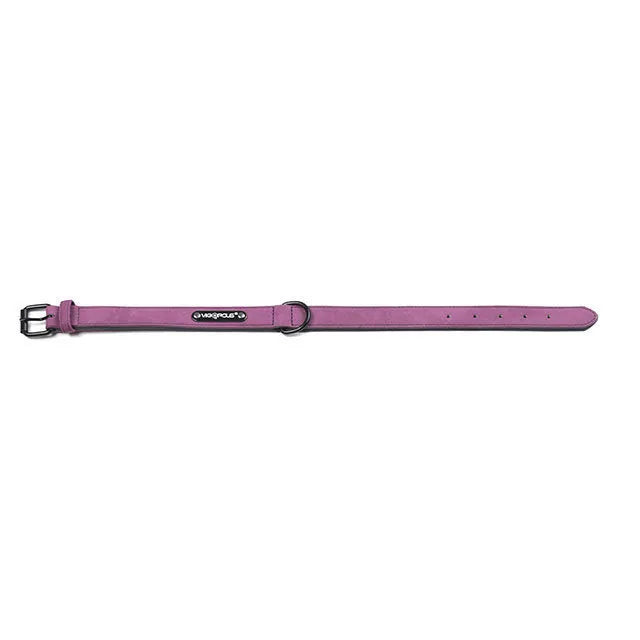 Anti-loss pet Alaskan neck collar in leather, available in multiple colours, for dogs and cats, sizes XS to XL