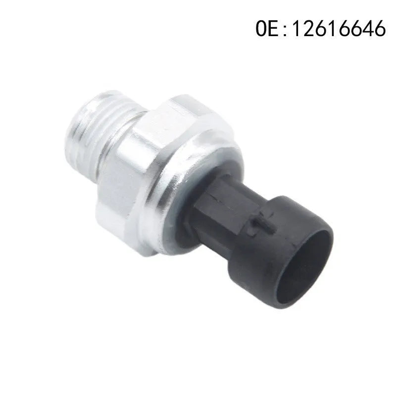 Silver metal fuel pressure sensor for GM cars and trucks, part numbers 12616646 12677836 D1846A