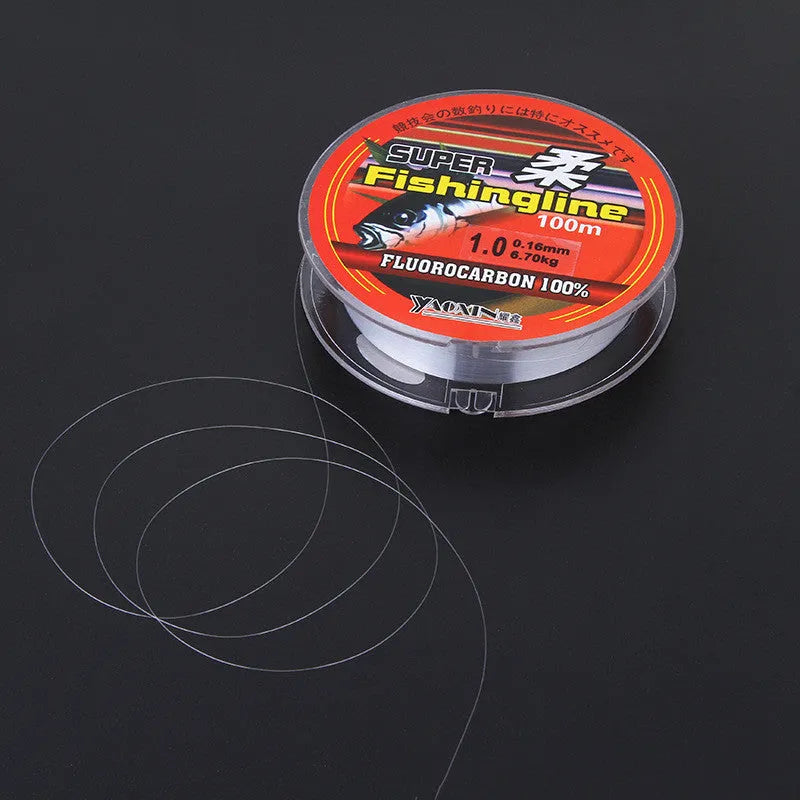 100m nylon high horsepower fishing line spool transparent for sea and freshwater rods