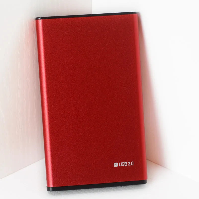 2.5 inch SATA hard drive enclosure in Sandblasted Grey aluminium alloy with USB 3.0 port