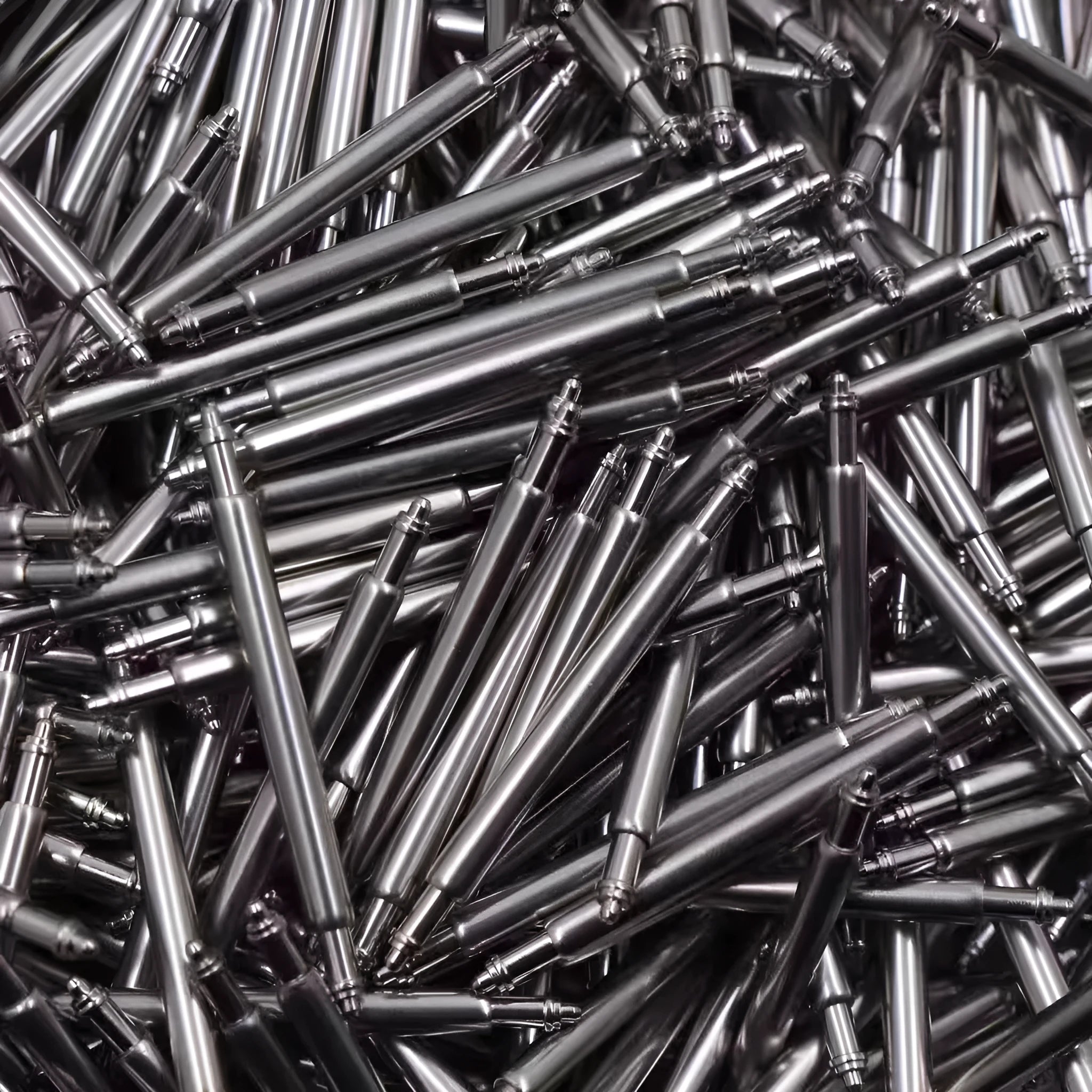 Watch bolt auricular needle spring shaft replacement part in multiple sizes.