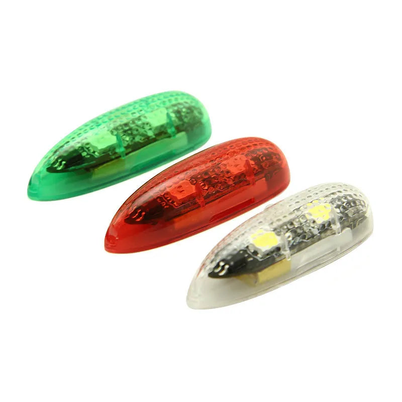 V3 wireless charging waterproof navigation light for RC car boat and aircraft models showing 43mm size