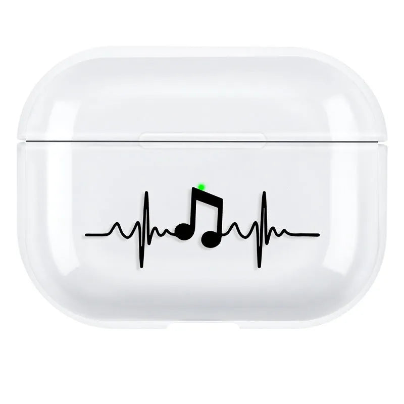 Simple solid colour PC protective shell case for Apple AirPods Pro 3 earphones