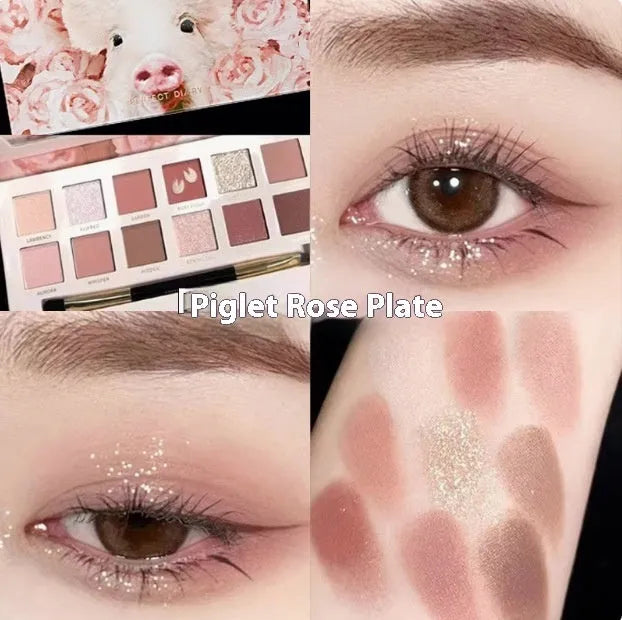 Explorer twelve-colour animal eye shadow palette showing shades including Golden Tiger Ink Cat Plate and Red Fox