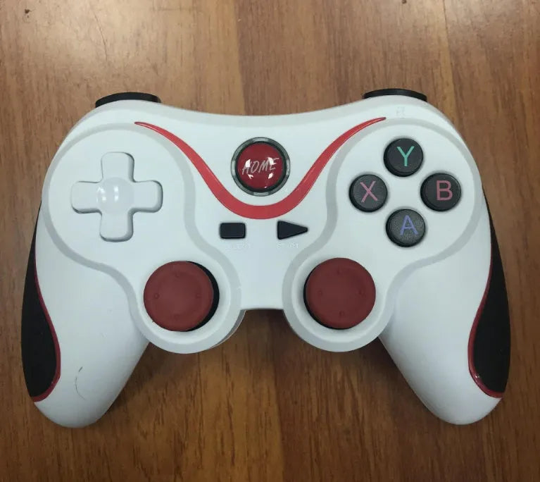 Upgraded black X3 Bluetooth wireless game controller for Android phones with attached phone clip.