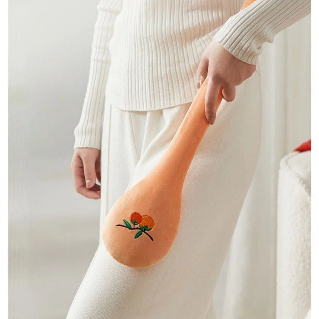 48 cm long manual zipper style percussion massage stick for back and shoulder therapy.