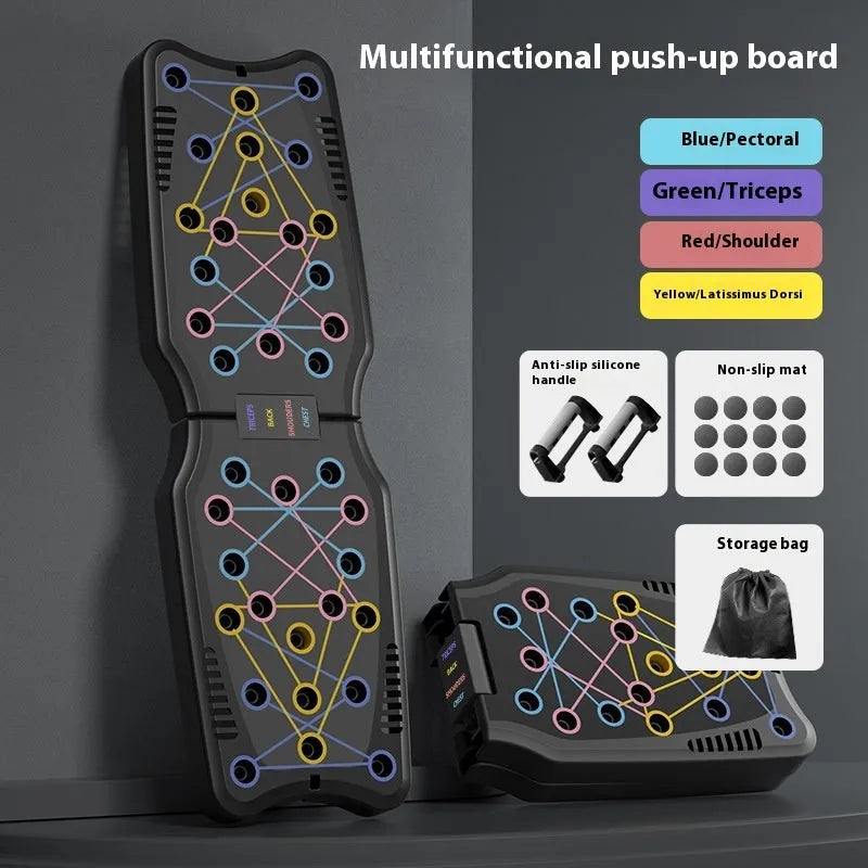 ABS push up support plate fitness equipment for chest shoulder back arm training in four colour options