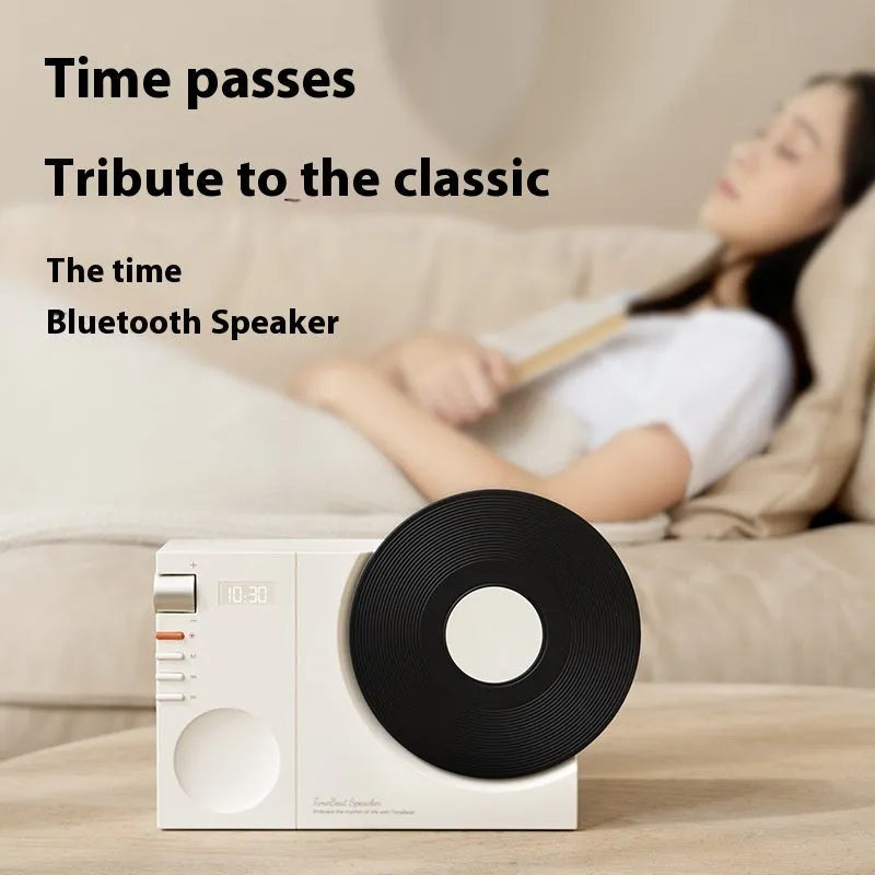 Mini Bluetooth speaker in coral pink, ivory white, obsidian black or plum green with gift bag