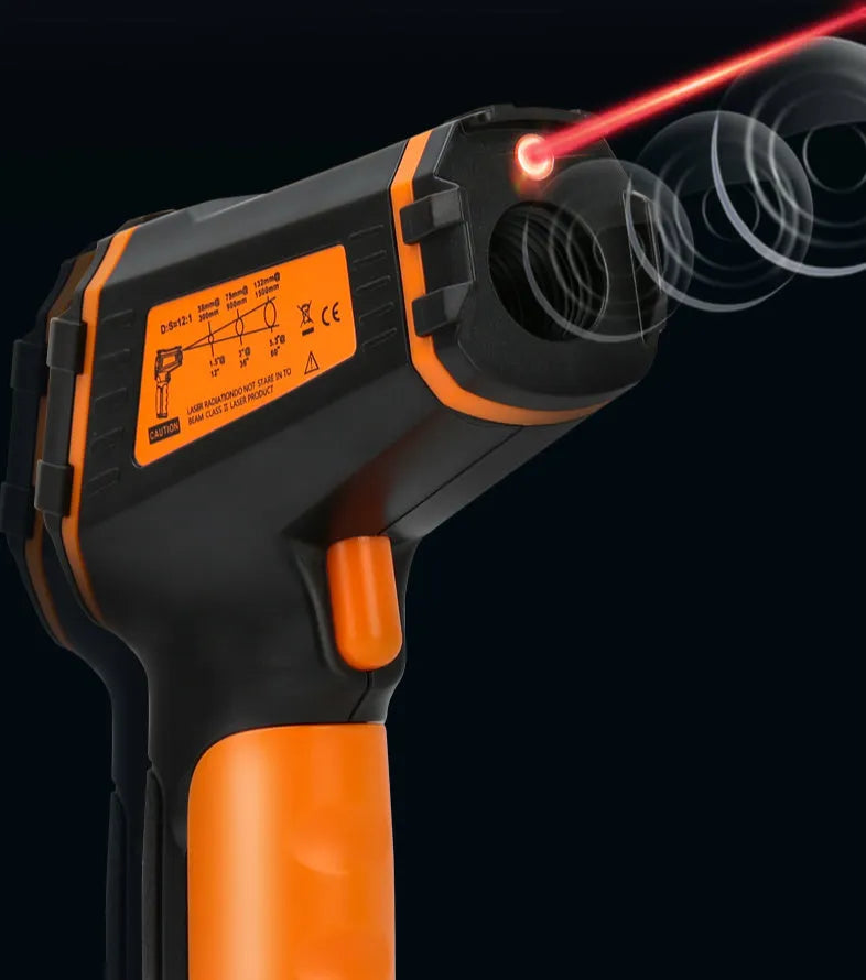 ST390A handheld infrared thermometer with laser targeting for temperature measurement