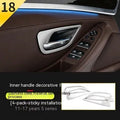 BMW 5 Series interior handle decorative strips four-piece set ABS stainless steel construction