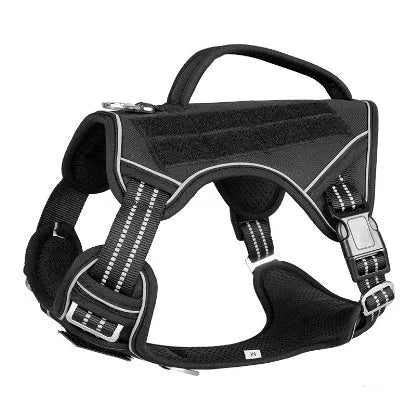 Oxford cloth tactical chest strap for working dogs in camouflage colours
