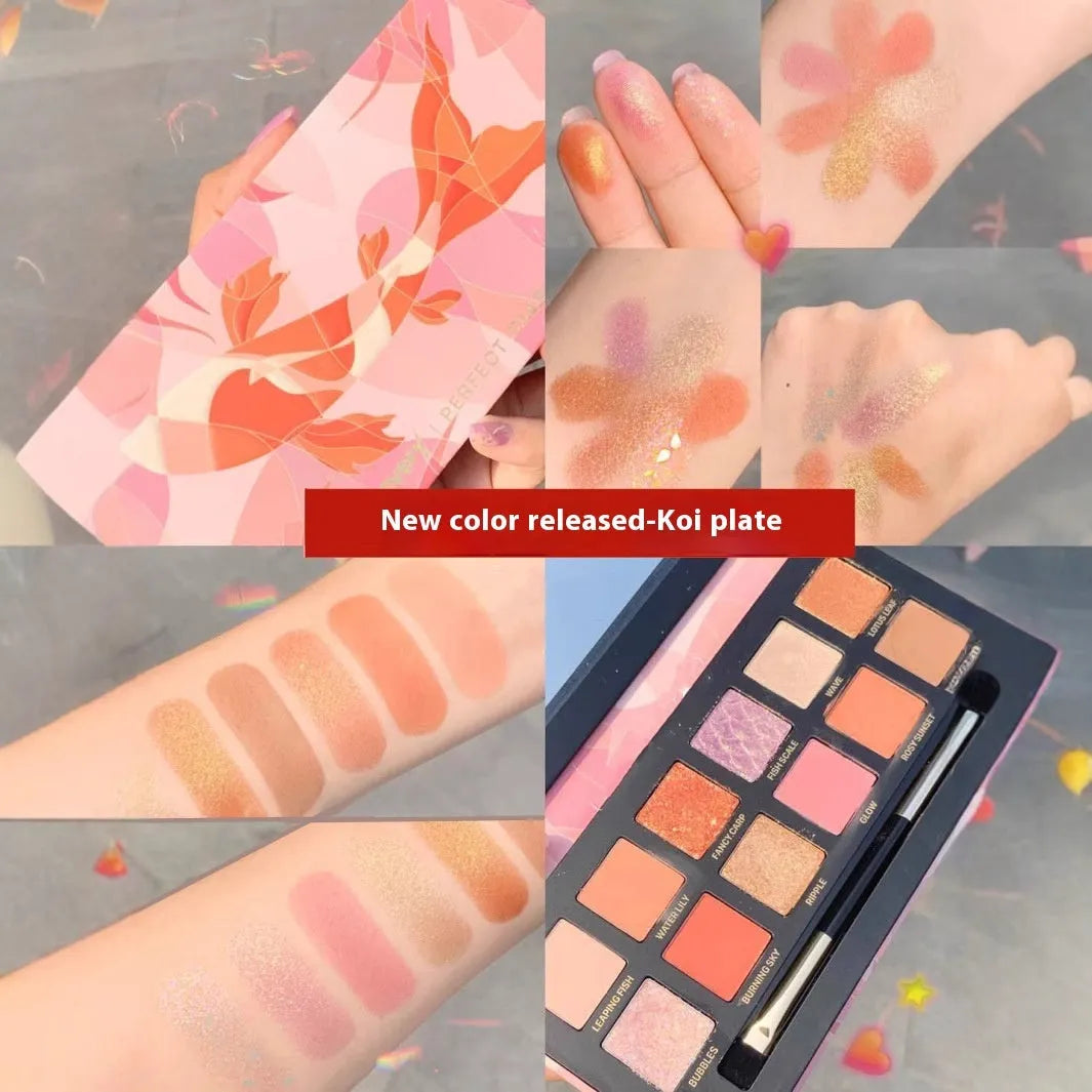 Explorer twelve-colour animal eye shadow palette showing shades including Golden Tiger Ink Cat Plate and Red Fox
